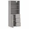 LLEZKBR Sonoma Gray Highboard 69.5 x 34 x 180 cm view 4