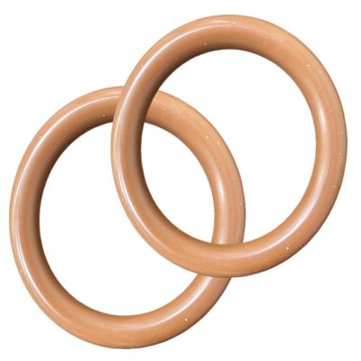 Fluorocarbon Rubber O-Ring Seals, 2-Pack, Various Sizes (101195 mm Inner Diameter x 2 mm Width) (121 mm x 125 mm x 2 mm)