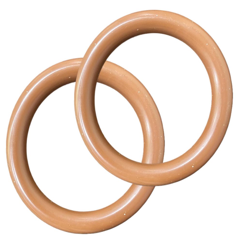 Fluorocarbon Rubber O-Ring Seals, 2-Pack, Various Sizes (101195 mm Inner Diameter x 2 mm Width) (121 mm x 125 mm x 2 mm)