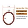 Fluorocarbon Rubber O-Ring Seals, 2-Pack, Various Sizes (101195 mm Inner Diameter x 2 mm Width) (121 mm x 125 mm x 2 mm) view 2