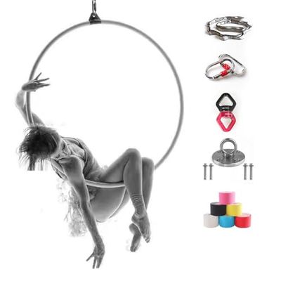 Professional Single-Point Aerial Yoga Hoop Set