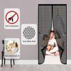 Magnetic Fly Screen Door, 121 x 240 cm, Black view 4