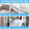 Kaezuy Adjustable Window Seal Kit for Mobile Air Conditioners, Universal PVC Seal with Exhaust Hose Adapter (B) view 3