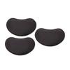 NAMOARLY 3-Piece Ergonomic Memory Foam Mouse Wrist Rest, Non-Slip Rubber Base, Black view 1