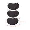 NAMOARLY 3-Piece Ergonomic Memory Foam Mouse Wrist Rest, Non-Slip Rubber Base, Black view 4