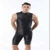 2 mm Neoprene Shorty Wetsuit for Men, Black, Sleeveless, Size S view 2