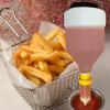 Refillable Leakproof Kitchen Squeeze Bottle for Mayonnaise, Syrup and Oil view 3