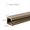 Sliding Door Hardware Kit, Single/Double Barn Door Aluminum Track, Soft-Close, 90 cm/35 in view 2