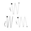 NJIEzhao 1.6 m Aluminum Alloy Telescoping Camping Tent Pole with Pointed Tip view 3