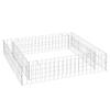 Gabion Raised Garden Bed, Galvanized Steel, 100 x 100 x 20 cm view 2