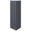 Anthracite Triangular Steel Planter Box 30 x 26 x 75 cm view 2