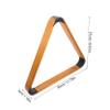 ibasenice Triangular Pool Ball Rack, Stable and Durable view 2