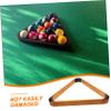 ibasenice Triangular Pool Ball Rack, Stable and Durable view 4