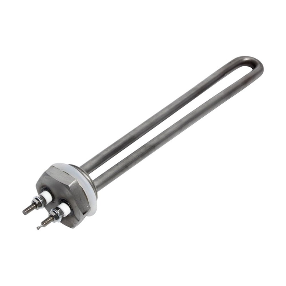 LIUCH All 304 Stainless Steel Low-Wattage Heating Element, 1 in. NPT/BSP, DC 12V/24V, 200W, 190mm (DC 24V, 1 in. BSP)
