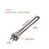 LIUCH All 304 Stainless Steel Low-Wattage Heating Element, 1 in. NPT/BSP, DC 12V/24V, 200W, 190mm (DC 24V, 1 in. BSP) view 2
