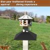 Squirrel Baffle for Bird Feeders, Rain Protection and Garden Décor view 4