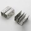 Glass Door Hinges, Silver Alloy, Rust-Resistant, for 8–10 mm Glass view 3
