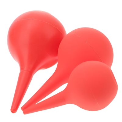 OATIPHO 3-Piece Rubber Squeeze Bulb Set for Dust Removal, Ear Cleaning and PC Cleaning, 30 ml/60 ml/90 ml, for Home and Office