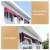 Retractable Awning with French Curved Design for Rain, UV and Snow Protection view 2