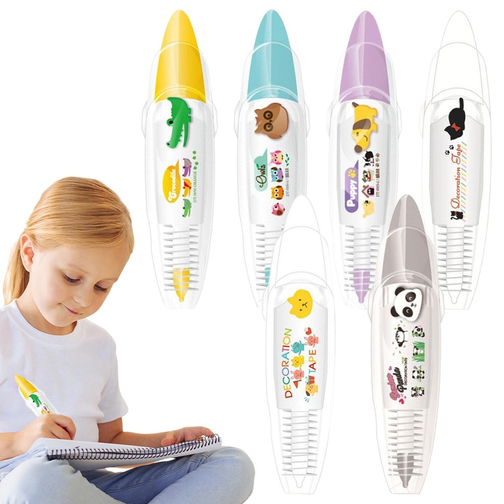 Push-Button Decorative Pens for Kids, Marker Accessories