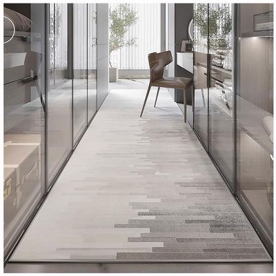 ZTGL Long Hallway Runner Rug, Washable Short-Pile Non-Slip Kitchen Rug, 100 x 100 cm