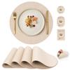 Promattoo Faux Leather Placemats, Set of 4 view 1