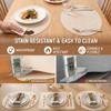 Promattoo Faux Leather Placemats, Set of 4 view 3