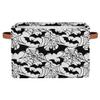 Mexpekil Foldable Storage Bins for Shelves with Handles, Bat and Spider Web Design view 1