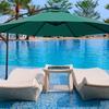 Blue Replacement Canopy for Patio Umbrella, 2.5 m, 6 Ribs view 2