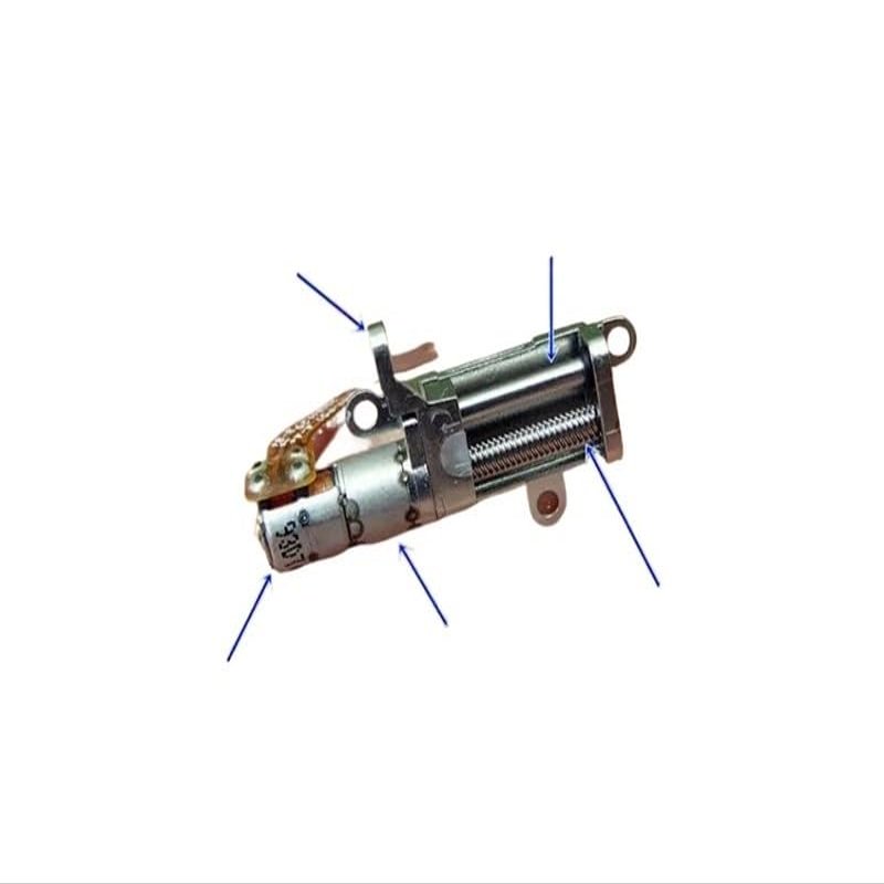 5 mm Precision Planetary Gearbox Stepper Motor Electronic Starter, 2-Phase, 4-Wire, Linear Screw Slider Block with Precision Ball Bearing