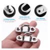 U-Shaped Stainless Steel Ceiling Hooks, 4-Pack view 4