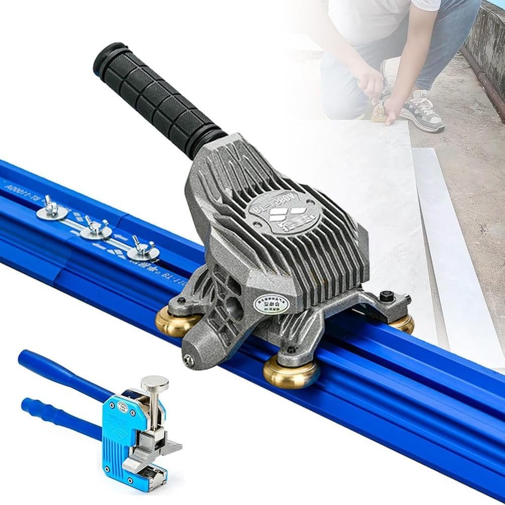 3.8 m Manual Tile Cutter for Large-Format Ceramic and Porcelain Tiles