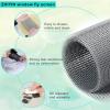 ZHIYIN Window Screen Mesh, 150 x 1,800 cm, Cut-to-Fit Insect Screen for Balconies and Patios, White view 4