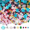 PONABEADIY 9 Color 1240 pcs Faceted Glass Beads view 1