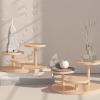 Generic Display Riser Stand - Wooden Countertop Riser | 3-Tier Steps view 3