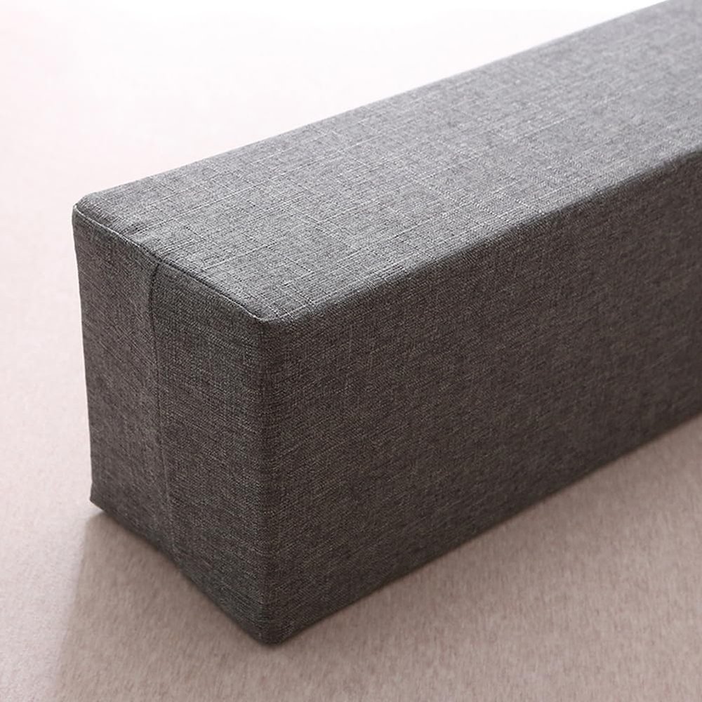 ZZYK Gray Bed Gap Filler Pillow, Cal King (4" x 6"), Linen
