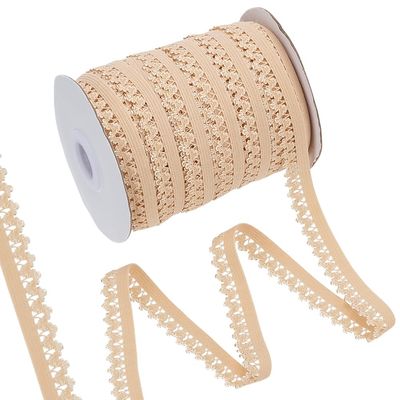 WEBEEDY 50 Yard Elastic Lace Trim