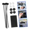 4-Piece Radiator Fan Mounting Kit, Universal Car Fan Installation Kit view 3