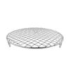 Round Stainless Steel Grill Rack with Feet, 24 x 5 cm view 4