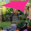 XQKXHZ Square Waterproof Shade Sail with Mounting Kit, UV Protection, Pink, 3 x 3 m view 4