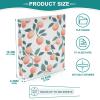 Quteprint 3-Ring Binder, Peach Leaf Pattern, 3.8 cm, Round, with 3 Clear Pockets and Clipboard view 4