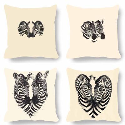 55 x 55 cm Decorative Pillow Covers, 4-Pack, Waterproof Outdoor