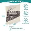 Quteprint 3-Ring Binder, 3.8 cm Round Rings, with 3 Clear Pockets view 4