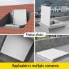 High-Performance Steel Roof Hatch with Aluminum Frame, Lockable Access Door, 31.5 x 31.5 in view 4