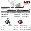 1.8 m Black Travel Fishing Rod, Lightweight Casting Rod for Beginners, Saltwater or Freshwater (Green) view 3
