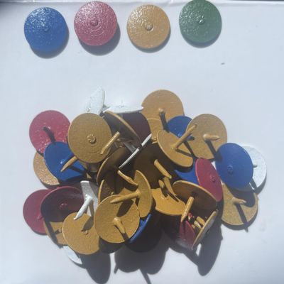 100 Multicolored Push Pins