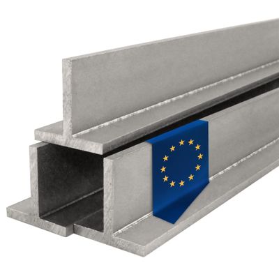 Stahl-Shop24 Stainless Steel T-Profile 30 × 30 × 4 mm, 2,000 mm, V2A 1.4301