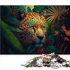 1000-Piece Wooden Leopard Puzzle for Adults, 50 x 75 cm view 2