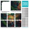 1000-Piece Wooden Leopard Puzzle for Adults, 50 x 75 cm view 4