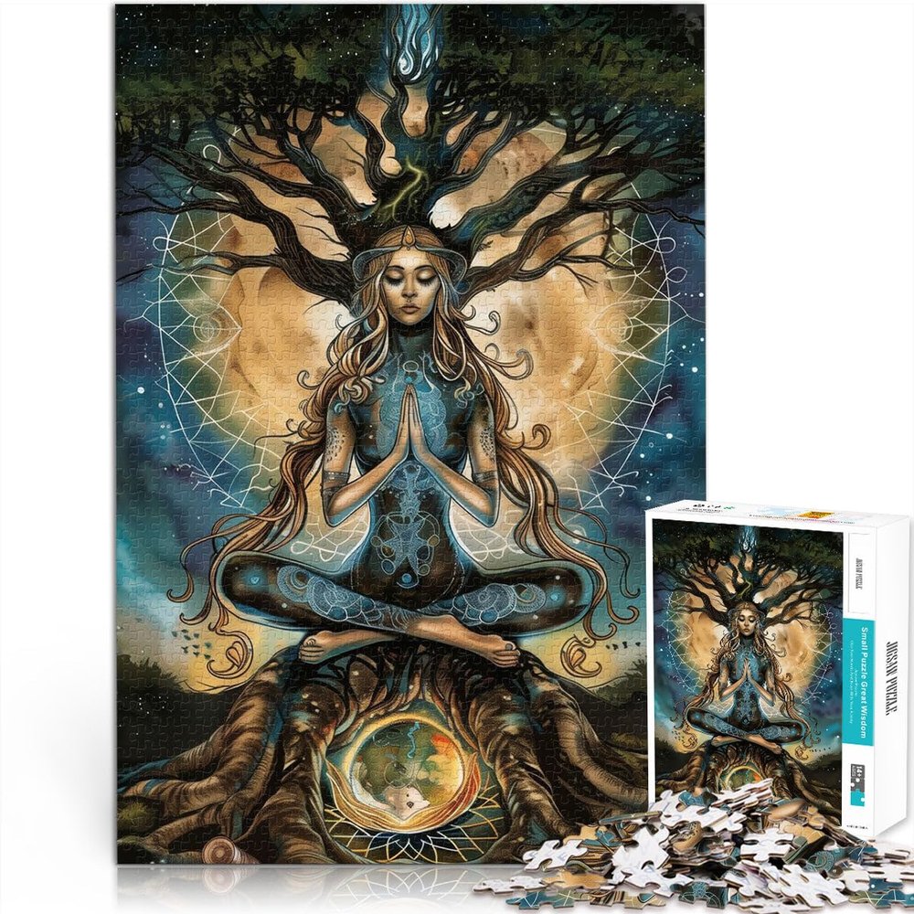 2000-Piece Tree of Life Meditation Puzzle for Adults and Teens, 27.5 x 39.3 in